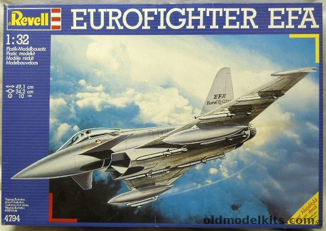 Revell 1/32 Eurofighter JF-90 / EFA - RAF Or Luftwaffe Production Aircraft / Prototype, 4794 plastic model kit